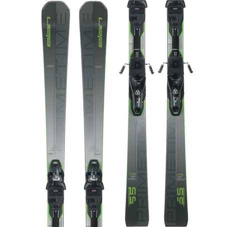 Narty ELAN PRIMETIME 55 Fusion X + EMX 12.0 GripWalk 2024
