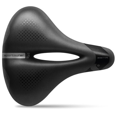 Siodło SPORTOURER ZETA COMFORT Gel Flow  (id: L2, CITY) żelowe + elastomery unisex