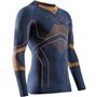 L X-Bionic ENERGY ACCUMULATOR LIGHT       SHIRT LS MARINE/ORANGE