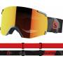 Gogle narciarskie Salomon S/VIEW ML Grey/Uni Mid Red !22